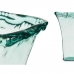 Vase 27 x 34,5 x 14 cm Krystall Gjennomsiktig (2 enheter)