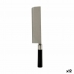 Stor Matlagingskniv 5,6 x 2,5 x 33 cm Sølv Svart Rustfritt stål Plast (12 enheter)