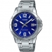 Pánské hodinky Casio Stříbřitý Modrý
