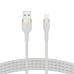USB til Lightning-kabel Belkin CAA010BT1MWH Hvid