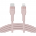 Câble USB-C vers Lightning Belkin CAA009BT2MPK 2 m Rose