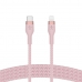 Kábel USB-C na Lightning Belkin CAA011BT1MPK 1 m Ružová
