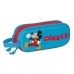 Dvojitý penál Mickey Mouse Clubhouse 3D Červený Modrý 21 x 8 x 6 cm