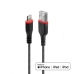 Cable USB LINDY 31291 Negro 1 m