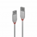 Kabel USB LINDY 36715 Siva