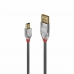 Kabel Micro USB LINDY 36632 Šedý