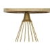 Šoninis staliukas DKD Home Decor Auksinis Natūralus Metalinis Eglė 49,5 x 49,5 x 56 cm