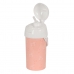 Fľaška s vrchnákom a slamkou Safta Patito Ružová PVC 500 ml