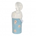 Fľaška s vrchnákom a slamkou Safta Baby bear Modrá PVC 500 ml