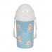 Bottle with Lid and Straw Safta Baby bear Blue PVC 500 ml