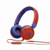 Slušalke z diademom JBL JR310 Rdeča