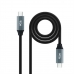 Kábel USB C NANOCABLE 10.01.4301-L150 1,5 m Fekete 4K Ultra HD