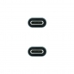 Cable USB C NANOCABLE 10.01.4301-L150 1,5 m Black 4K Ultra HD