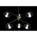 Loftslampe DKD Home Decor 70 x 67 x 60 cm Krystal Gylden Metal Gennemsigtig 50 W