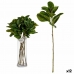 Κλαδί Φύλλα 80 cm Πράσινο Πλαστική ύλη (12 Μονάδες)