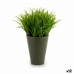 Dekorativní rostlina Plastické 11 x 18 x 11 cm Zelená Šedý (12 kusů)