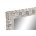 Specchio da parete DKD Home Decor 8424001849895 Bianco Naturale Cristallo Legno di mango Legno MDF Indiano Decapaggio 178 x 6 x 
