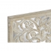 Tăblie de Pat DKD Home Decor Alb Auriu* Oglindă Lemn MDF 183 x 3 x 61 cm