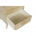 Nachtkastje DKD Home Decor Natuurlijk Natuurlijk rubber Paulownia hout Hout MDF 40 x 30 x 48 cm