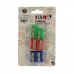 Pencil Sharpener Multicolour Set (12 Units)