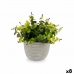 Dekorativ plante Cvetlice Plastik 21 x 20,6 x 21 cm (8 enheder)