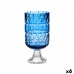 Βάζο Ξυλόγλυπτο Μπλε Κρυστάλλινο 13 x 26,5 x 13 cm (x6)