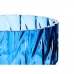 Vase Schnitzerei Blau Kristall 13 x 26,5 x 13 cm (6 Stück)