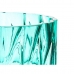 Vază Gravare Turquoise Geam 13 x 26,5 x 13 cm (6 Unități)