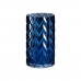 Βάζο Ξυλόγλυπτο Σπάικ Μπλε Κρυστάλλινο 11,3 x 19,5 x 11,3 cm (x6)