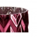 Βάζο Ξυλόγλυπτο Σπάικ Ροζ Κρυστάλλινο 11,3 x 19,5 x 11,3 cm (x6)