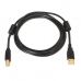 Kabel USB 2.0a naar USB B Aisens A101-0010 Zwart 3 m
