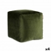 Pouffe Velvet Green 30 x 30 x 30 cm (4 Units)