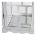 Lyhty DKD Home Decor Hvit Krystall Furutre (22.5 x 22.5 x 47 cm)