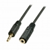 Аудио кабел с жак (3,5 mm) към 2 RCA кабел LINDY 35653 3 m