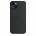 Handyhülle Apple MM2A3ZM/A iPhone 13 Silikon Schwarz Apple