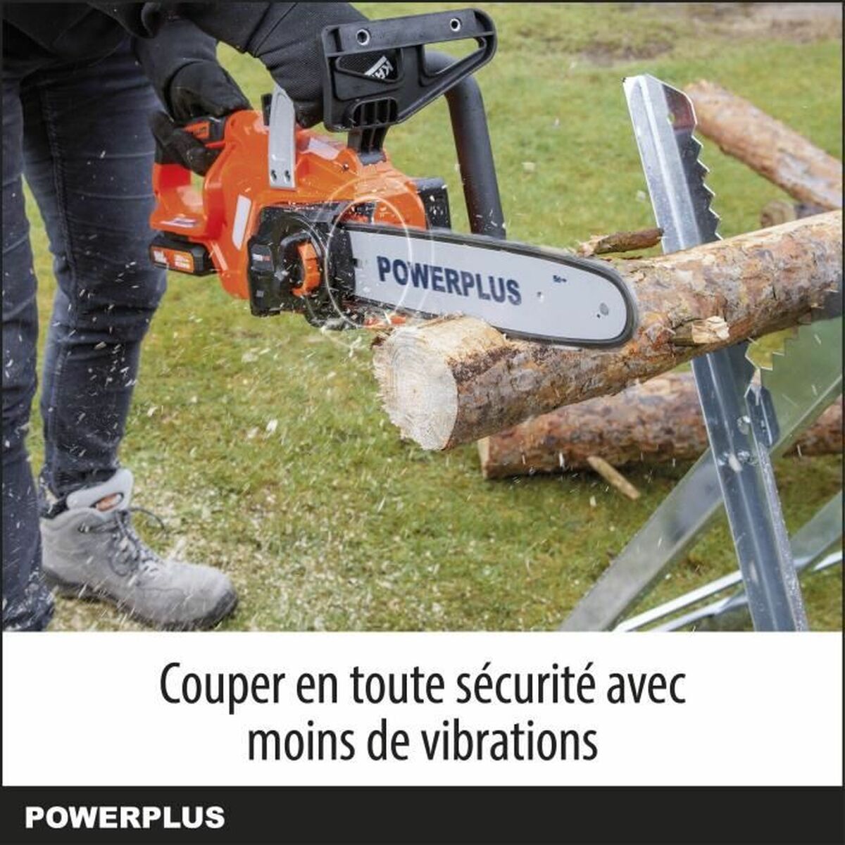 Akumulatora motorzāģis Powerplus 30 cm