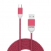 Кабел USB-C към USB Pantone PT-TC001-5P Розов 1,5 m