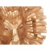 Decorative Figure Lion Black Golden 28 x 38,5 x 11,5 cm (4 Units)