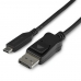 Adaptador USB C a DisplayPort Startech CDP2DP141MB          Negro 1 m