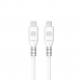 Cable USB C Celly Blanco 1 m