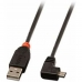 USB 2.0 A uz Micro USB B Kabelis LINDY 31975 50 cm Melns