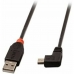 Καλώδιο USB 2.0 A σε Mini USB Β LINDY 31972 2 m Μαύρο