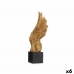 Okrasna Figura Krila Črna Zlat 8 x 33,5 x 13,5 cm (6 kosov)