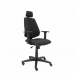 Cadeira de escritório com apoio para a cabeça  Montalvos P&C LI840CB Preto