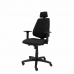 Cadeira de escritório com apoio para a cabeça  Montalvos P&C LI840CB Preto