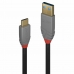 USB A uz USB C Kabelis LINDY 36911 Melns Antracīts