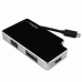 USB C til VGA/HDMI/DVI-adapter Startech CDPVGDVHDB           Sølv