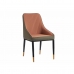 Кресло Лучи Чёрный Серый Розовый Сталь 51 x 92 x 65 cm (2 штук)