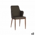 Кресло ромбы Чёрный Серый Сталь 52 x 90 x 43 cm (2 штук)