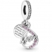 Moteriški amuletai Pandora MUM INFINITY PAVE' DOUBLE DANGLE